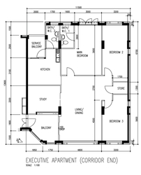 Blk 327 Tampines Street 32 (Tampines), HDB Executive #170098202